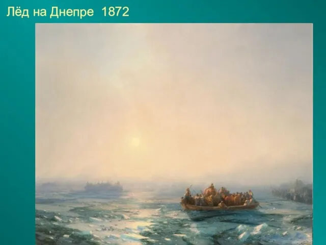 Лёд на Днепре 1872