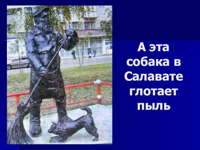 А эта собака в Салавате глотает пыль