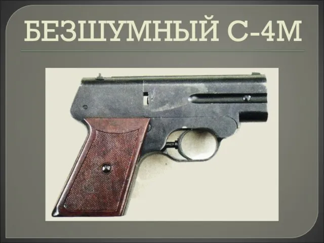 БЕЗШУМНЫЙ С-4М