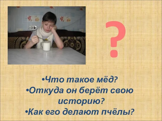 Что такое мёд? Откуда он берёт свою историю? Как его делают пчёлы? ?