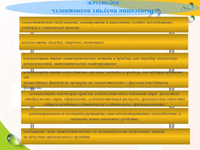 использовать такие естественно-научные методы и приёмы, как абстрагирование от привходящих факторов, проверка