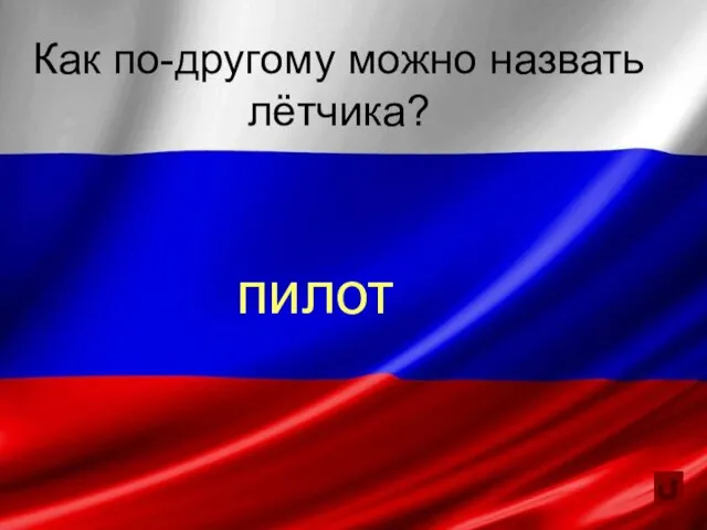 Как по-другому можно назвать лётчика? пилот