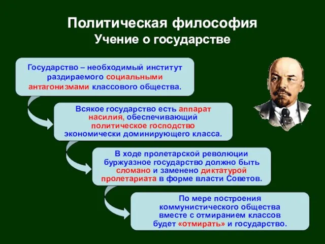 Государство – необходимый институт раздираемого социальными антагонизмами классового общества. Всякое государство есть