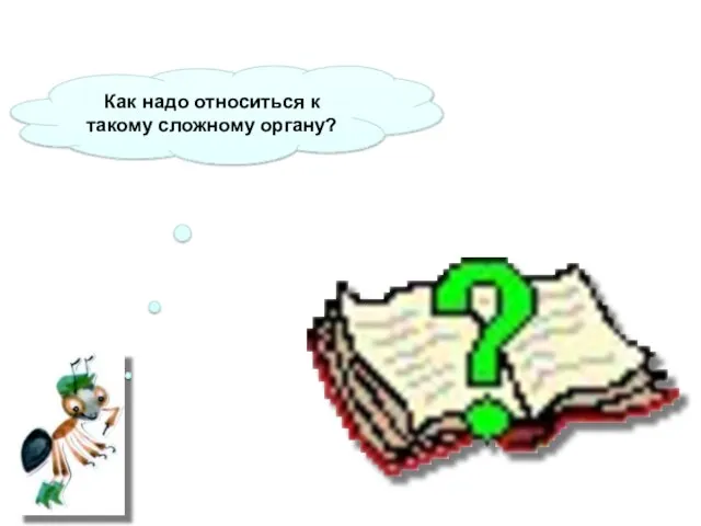 Как надо относиться к такому сложному органу?