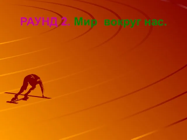 РАУНД 2. Мир вокруг нас.