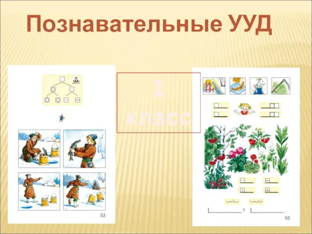 Познавательные УУД 1 класс