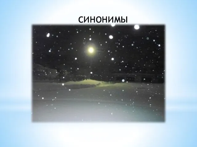 СИНОНИМЫ