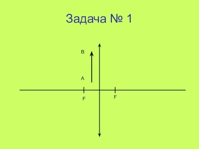 Задача № 1 А В F F