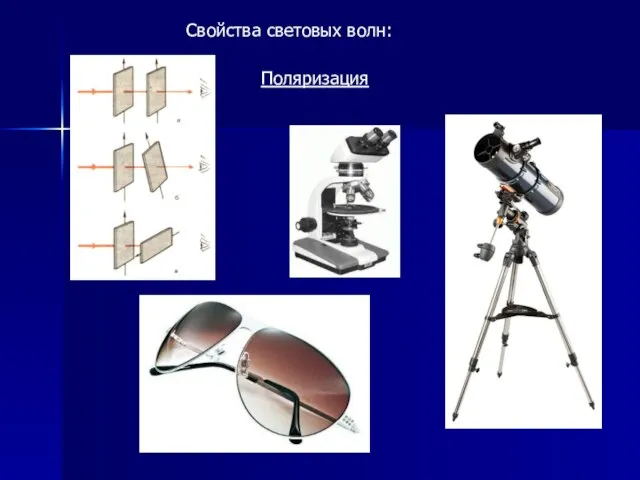 Свойства световых волн: Поляризация