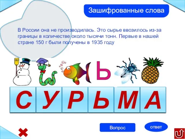 А М Ь Р У С В России она не производилась. Это