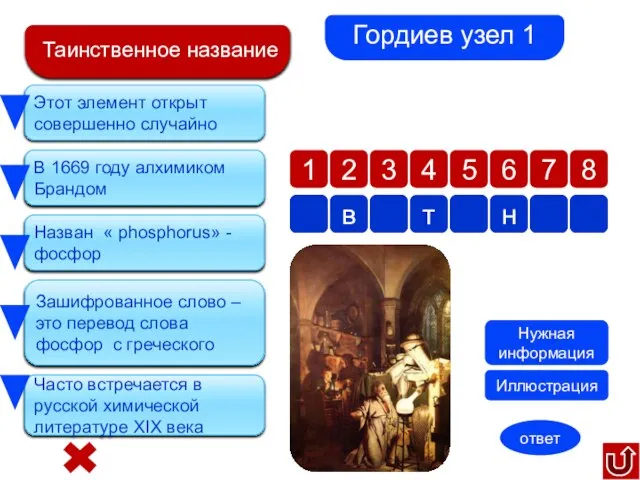 с о о е с Гордиев узел 1 Нужная информация Таинственное название