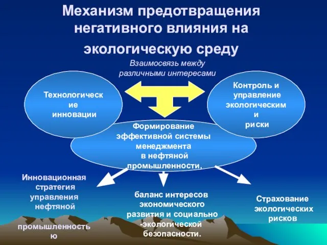 Страхование экологических рисков баланс интересов экономического развития и социально -экологической безопасности. Механизм