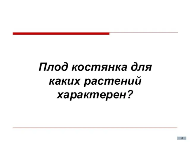 Плод костянка для каких растений характерен?