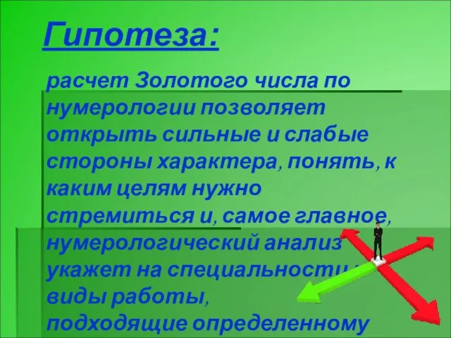 Гипотеза: расчет Золотого числа по нумерологии позволяет открыть сильные и слабые стороны