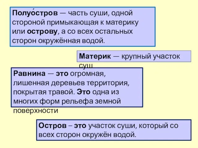 Равнина — это огромная, лишенная деревьев территория, покрытая травой. Это одна из