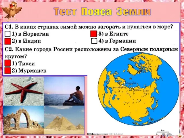 Тест Пояса Земли