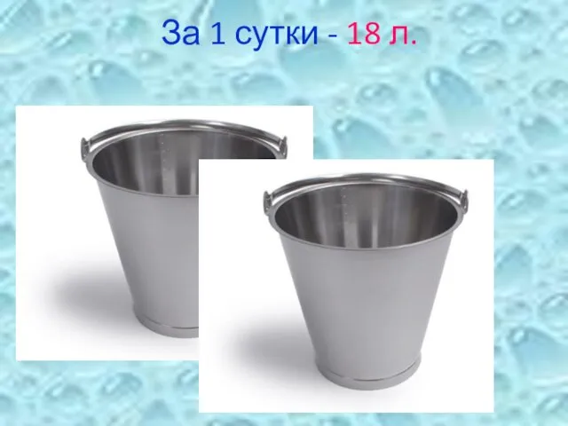 За 1 сутки - 18 л.