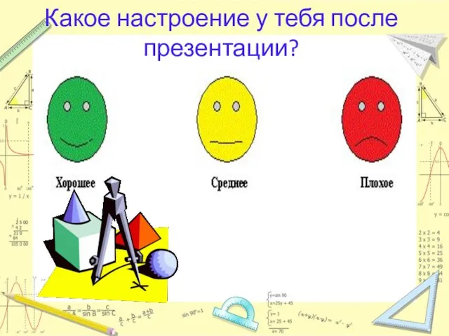 Какое настроение у тебя после презентации?