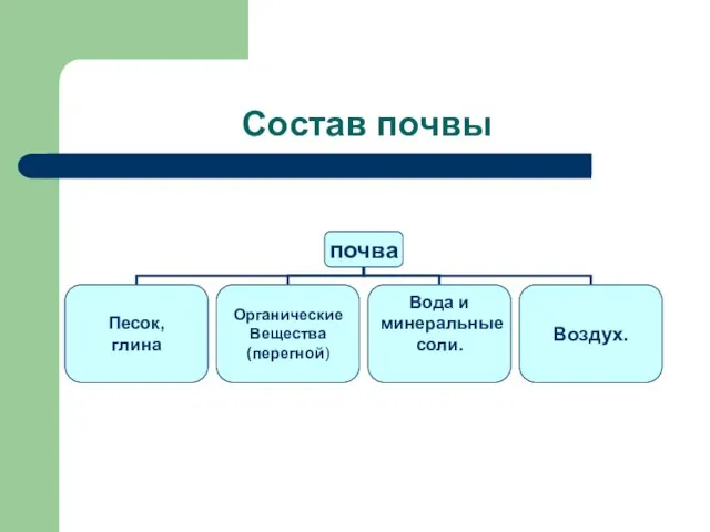 Состав почвы