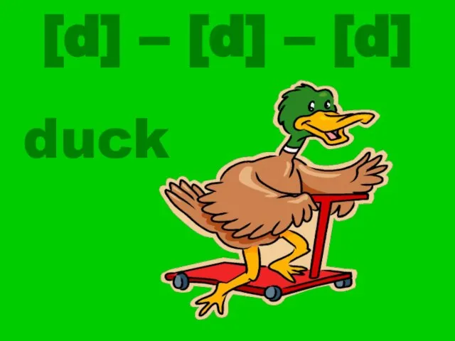 duck [d] – [d] – [d]