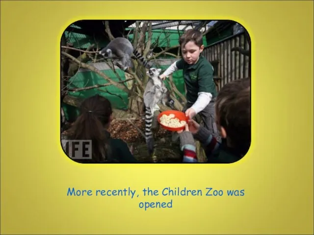 More recently, the Children Zoo was opened
