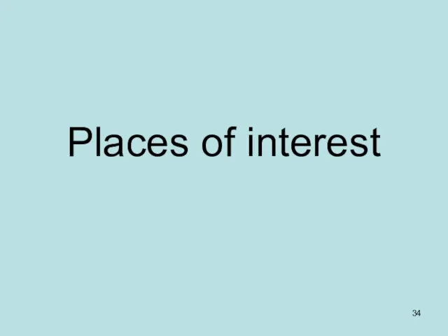 Places of interest