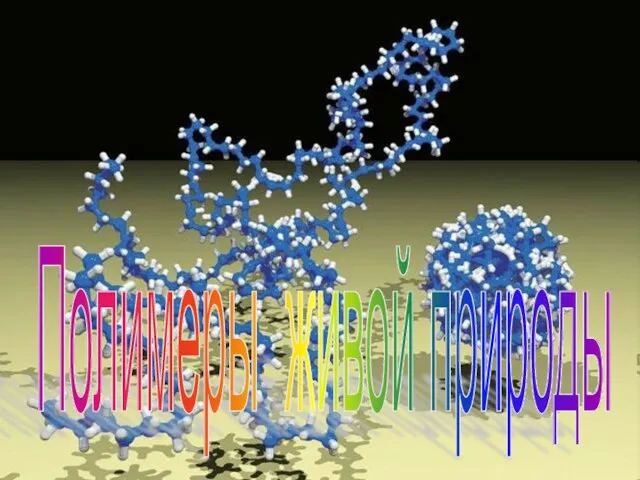 Презентация на тему Полимеры живой природы