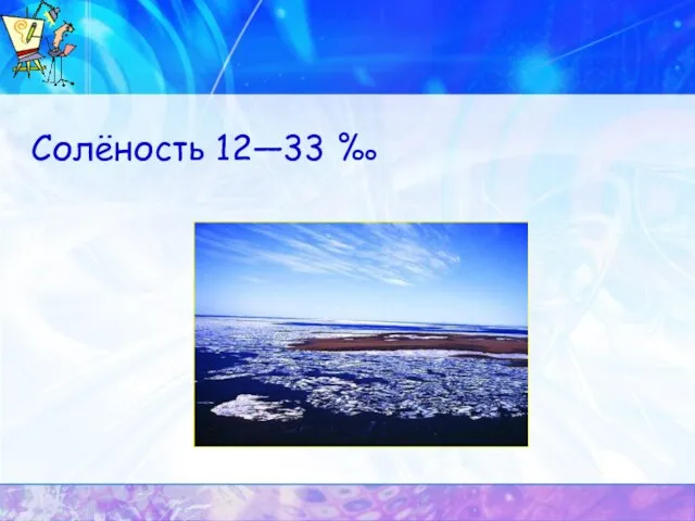 Солёность 12—33 ‰