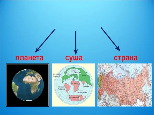 Земля планета суша страна