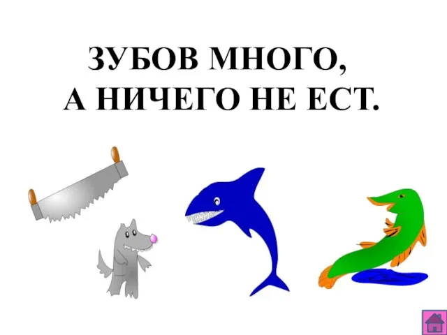 ЗУБОВ МНОГО, А НИЧЕГО НЕ ЕСТ.