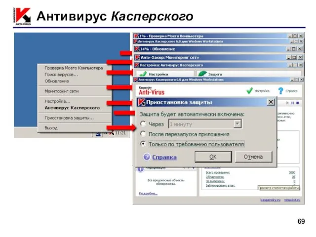 Антивирус Касперского ПКМ