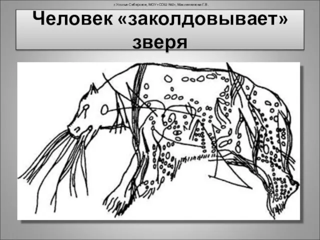 Человек «заколдовывает» зверя г.Усолье-Сибирское, МОУ «СОШ №2», Масленникова Г.В.