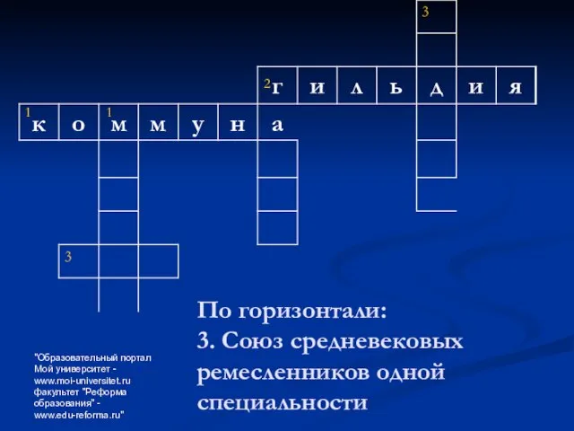 "Образовательный портал Мой университет - www.moi-universitet.ru факультет "Реформа образования" - www.edu-reforma.ru" По