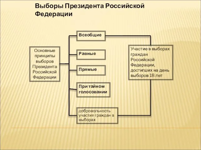 Участие в выборах граждан Российской Федерации, достигших на день выборов 18 лет