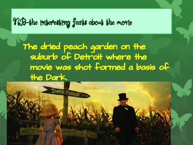 NB-the interesting facts about the movie The dried peach garden on the