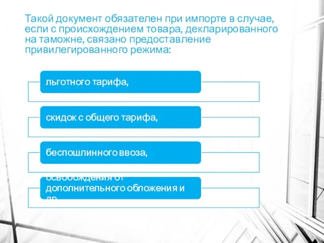 Такой документ обязателен при импорте в случае, если с происхождением товара, декларированного