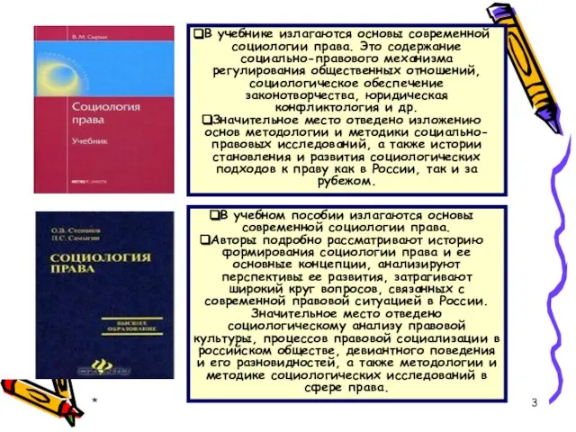 * В учебном пособии излагаются основы современной социологии права. Авторы подробно рассматривают