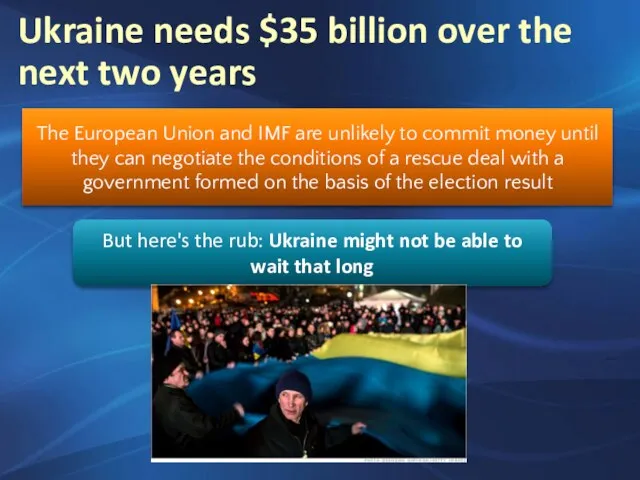 Ukraine needs $35 billion over the next two years The European Union