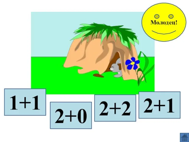 1+1 2+0 2+2 2+1 Молодец!