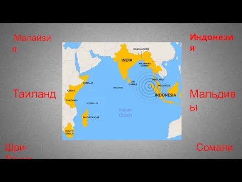 Малайзия Индонезия Шри-Ланка Таиланд Мальдивы Сомали