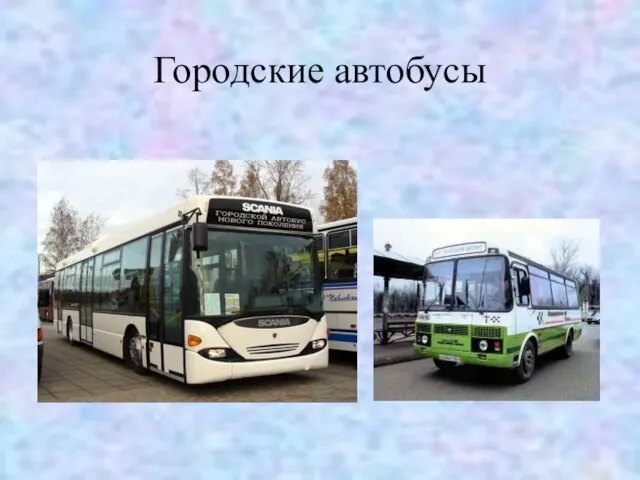 Городские автобусы