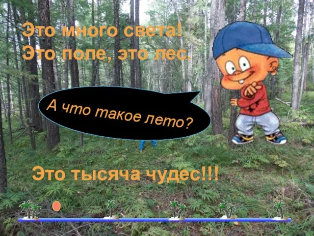 А что такое лето? Это много света! Это поле, это лес. Это тысяча чудес!!!