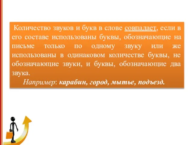 ВЫВОД 1: Количество звуков и букв в слове совпадает, если в его