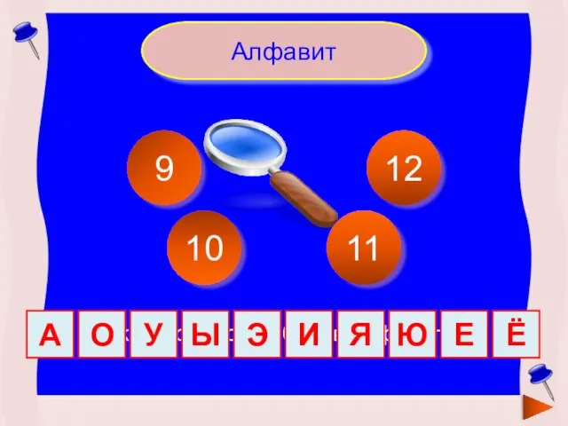 Сколько гласных букв в алфавите? Алфавит 9 12 11 10 А О