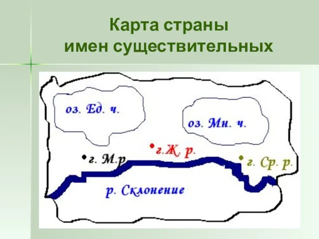 Карта страны имен существительных