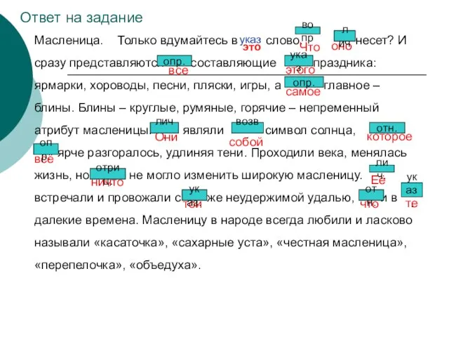 Масленица. Только вдумайтесь в слово. Что оно несет? И сразу представляются все