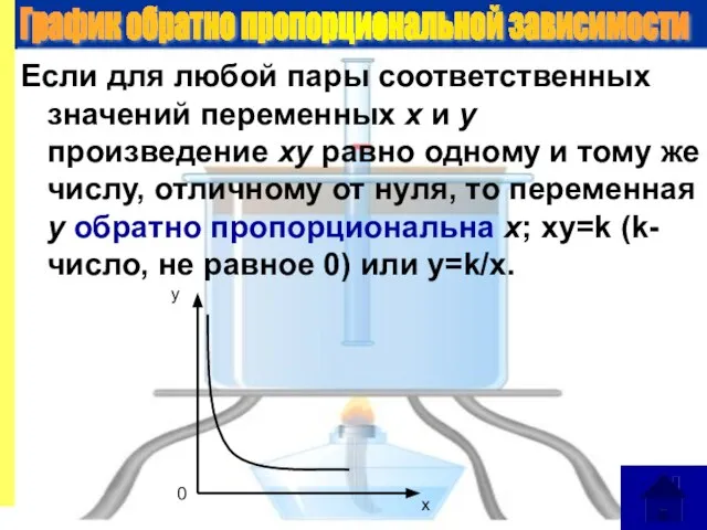 Если для любой пары соответственных значений переменных х и у произведение ху