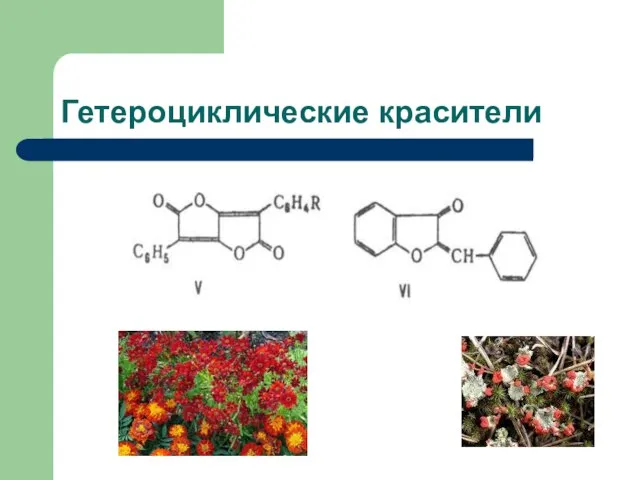 Гетероциклические красители