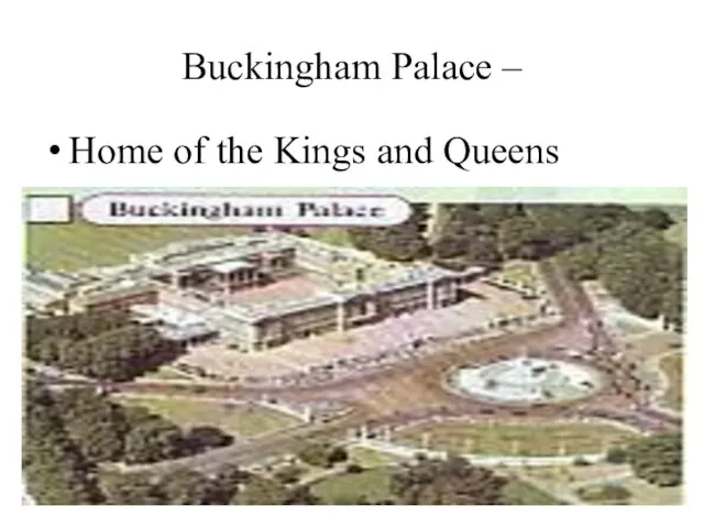 Buckingham Palace – Home of the Kings and Queens