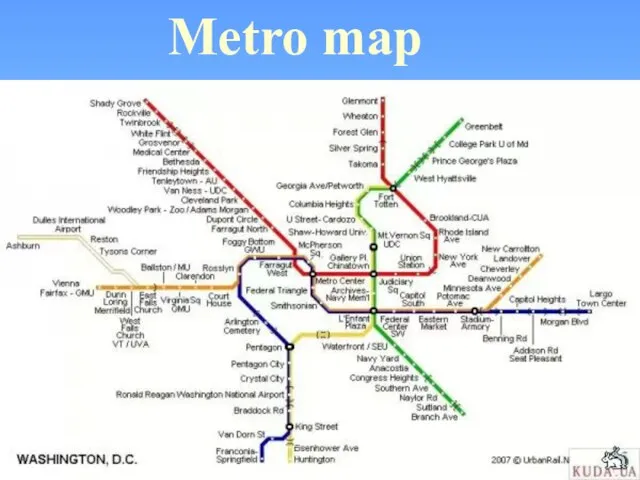 Metro map